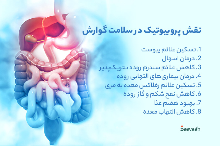 نقش پروبیوتیک در سلامت گوارش